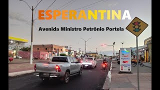 semaforo  Avenida Ministro Petrônio Portela Esperantina  Piauí esperantina trafficlight [upl. by Yblok944]