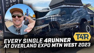 Every Single 4Runner At Overland Expo Mtn West  Denver Colorado  2023 [upl. by Ailisab]