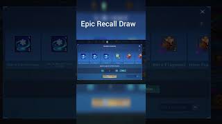 Try to get epic recall with promo diamonds 💎 mobilelegends mobilelegendsbangbang mlbbcreatorcamp [upl. by Harolda143]