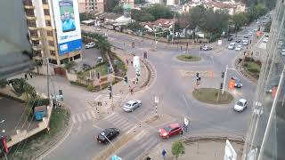 Nairobi signalized roundabout view from Sifa towers pt2 [upl. by Markus]