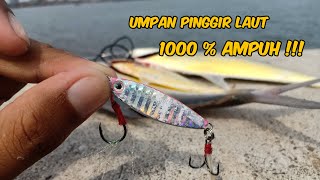 GILAA Umpan ini ampuh sekali untuk mancing di pinggir laut [upl. by Nomzed]