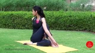 Ardha Matsyendrasana Half spinal twist [upl. by Minna]