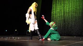 Lubbeck and Leone  quotAkame ga Killquot Duo performance UniCon 2015 Riga [upl. by Montgomery62]