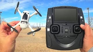 Hubsan X4 H107D Plus Altitude Hold 58 Ghz FPV Drone Flight Test Review [upl. by Deden]