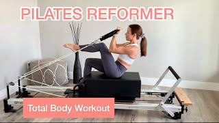 Pilates Reformer Workout  Total Body  35 min  Intermediate [upl. by Bullard269]