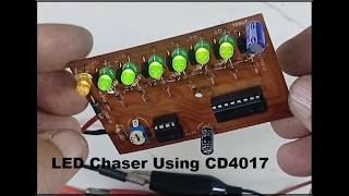 LED Chaser ON PCB [upl. by Haimarej]