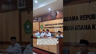 KaKankemenag HMKhairuddin SAg MPdI memberikan arahan saat kegiatan Keagamaan setiap senin [upl. by Leohcin]