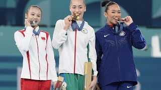 Kaylia Nemour wins Algeria firstever gymnastics gold medal [upl. by Winslow]