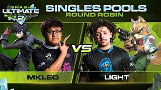 MkLeo vs Light  Singles Pools Round Robin  Ultimate Summit 2  Joker vs Fox [upl. by Greenquist]