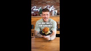 BIG MAC WAFFELN zum Abnehmen 🤯 rezept recipe bigmacrecipesauce diät [upl. by Mukul]