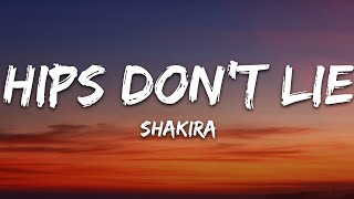 Shakira  Hips Dont Lie Lyrics ft Wyclef Jean [upl. by Meelas]