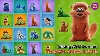 Talking ABC German memory animals game and songBoopanpankids [upl. by Housen819]