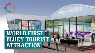 Blueys World tourist attraction unveiled in world first [upl. by Atinet377]