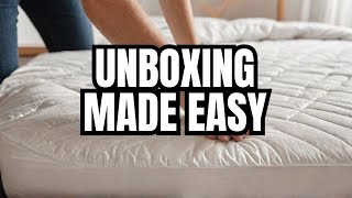 STOP Struggling with Mattress Protector Unboxing and Try This Instead [upl. by Nedyah850]