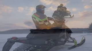 Polaris XC 850 vs Arctic Cat Thundercat On the Lake [upl. by Ellen]