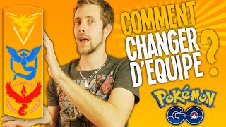 POKEMON GO 6  Comment changer déquipe [upl. by Kinsler]