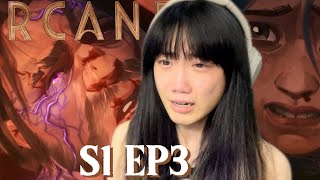 devastating😭💔ARCANE Season1 EP3 Reaction  双城之战第一季 [upl. by Augustus]