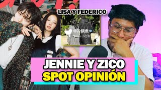 JENNIE Y ZICO quotSPOTquot OPINIÓN  CHISME DE LISA Y FREDERICK [upl. by Docile]