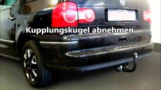 ahk VW Sharan abnehmbar 1134926 [upl. by Culhert]