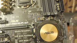 ASUS Z97PRO WiFi AC Mother Board  Un boxing review [upl. by Magna]