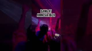 My debut at Amnesia Ibiza 2024 dj ibizamix ibizadj housemusic amnesiaibiza [upl. by Desireah]