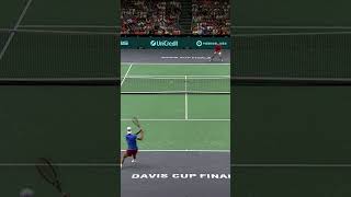 Alcaraz beatiful point vs Machac at Davis Cup tennis alcaraz shorts [upl. by Neiluj659]