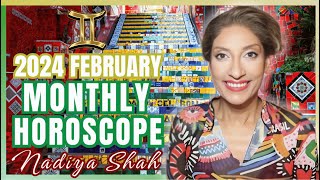 ♊️ Gemini February 2024 Astrology Horoscope by Nadiya Shah [upl. by Heidt]