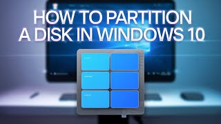 How to partition a disk in Windows 10 [upl. by Minton]