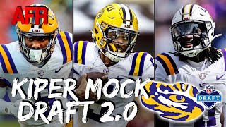 Kiper Mock Draft Where Will LSUs Jayden Daniels Malik Nabers Brian Thomas Land [upl. by Alih]