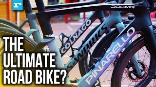 Pinarello Dogma F v SWorks Tarmac v Colnago V4Rs v Cervelo S5 2023 TdF bikes Ridden amp RATED [upl. by Ynaffad]