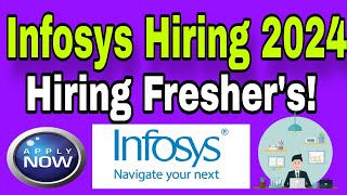 Infosys Walkin Interview 2024 Mass Recruitment Drive for Freshers Apply Now [upl. by Roosevelt]