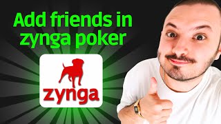 HOW TO ADD FRIENDS IN ZYNGA POKER MOBILE FULL GUIDE [upl. by Ived198]