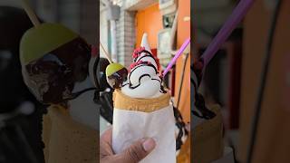 Ice cream fishshaped bun  Korean Street Food shortsvideo [upl. by Rehptsirhc]