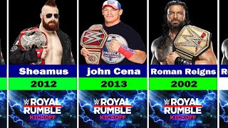 WWE Royal Rumble Winners 19882024  Royal Rumble Winners 19882024 [upl. by Harmon]