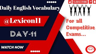 Daily English Vocabulary Words November Day11 2024 [upl. by Iramo]