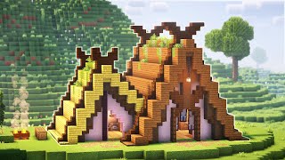 Minecraft How to Build a Survival Cabin [upl. by Proudman]