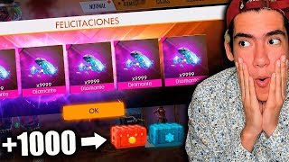 ABRO 1000 CAJAS DE 9999 DIAMANTES EN FREE FIRE final inesperado l TheDonato [upl. by Arries83]