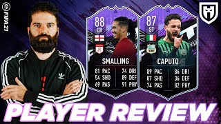 CICCIO CAPUTO 87 E SMALLING 88  FIFA 21 PLAYER REVIEW GAMEPLAY [upl. by Ahsieym]