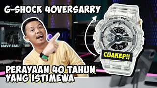 Jam Tangan Bening Edisi 40 Tahun Dari GSHOCK KEREN BANGET [upl. by Esinert]