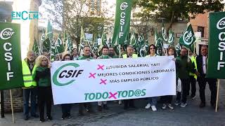 Concentración de CSIF en la Delegación de Gobierno de CLM [upl. by Jael]