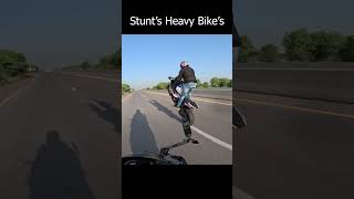 Stunts Heavy Bikes shorts haveybikes sportsbike zsmotovlogs [upl. by Foote]