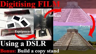 How I DIGITISE Negatives and Slides using my Digital Camera DSLR or mirrorless [upl. by Oirram]