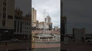 Vertical video Saransk Russia Adagio Fountain  Light and music fountain of geyser type Natio [upl. by Akemrehs]