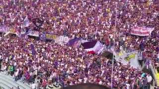 Cori Ultras Curva Fiesole Fiorentina  Lazio 19102014 [upl. by Anelram]