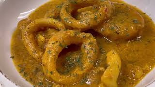 CALAMARES EN SALSA DE ALMENDRAS [upl. by Imojean]