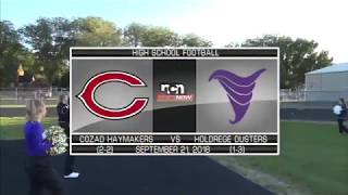 Holdrege Dusters vs Cozad Haymakers Football Highlights [upl. by Inalel]