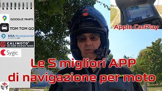 Le 5 migliori APP Navigatore per moto [upl. by Esaertal834]