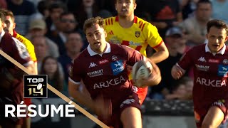 TOP 14 Saison 20242025 J06  Résumé Union BordeauxBègles – USA Perpignan [upl. by Nolyag780]