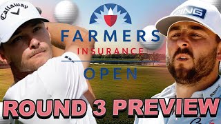 Farmers Insurance Open Round 3 Preview  Live Chat  Draftkings Showdown Underdog  Prize Picks [upl. by Frasquito879]