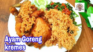 Ayam Goreng Kremes Tips membuat Kremes Renyah Tahan Lama Anti Gagal [upl. by Det]